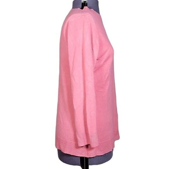 Karen Scott Bateau-Neck Long-Sleeve Sweater Sz L - Picture 3 of 11